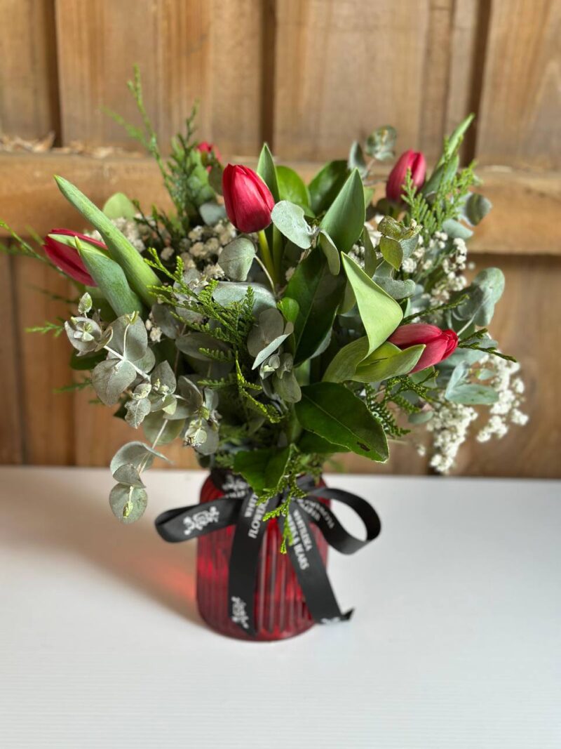 Crimson Elegance Bouquet - Image 5